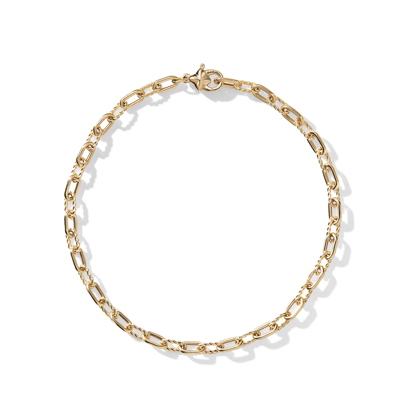 David Yurman DY Madison® Chain Bracelet in 18ct Yellow Gold, 3mm David Yurman DY Madison® Chain Bracelet in 18ct Yellow Gold, 3mm