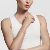 David Yurman Renaissance® Cablespira Bracelet in 18ct Yellow Gold with Emeralds, 3.5mm