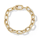 David Yurman DY Madison® Chain Bracelet in 18ct Yellow Gold - Size Large