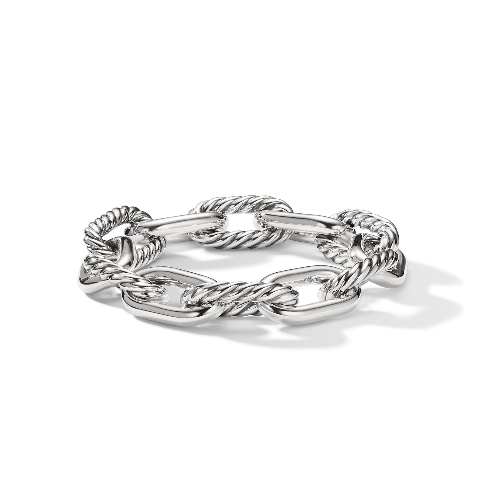 DY Madison® Chain Bracelet in Sterling Silver, 13.5mm - Medium