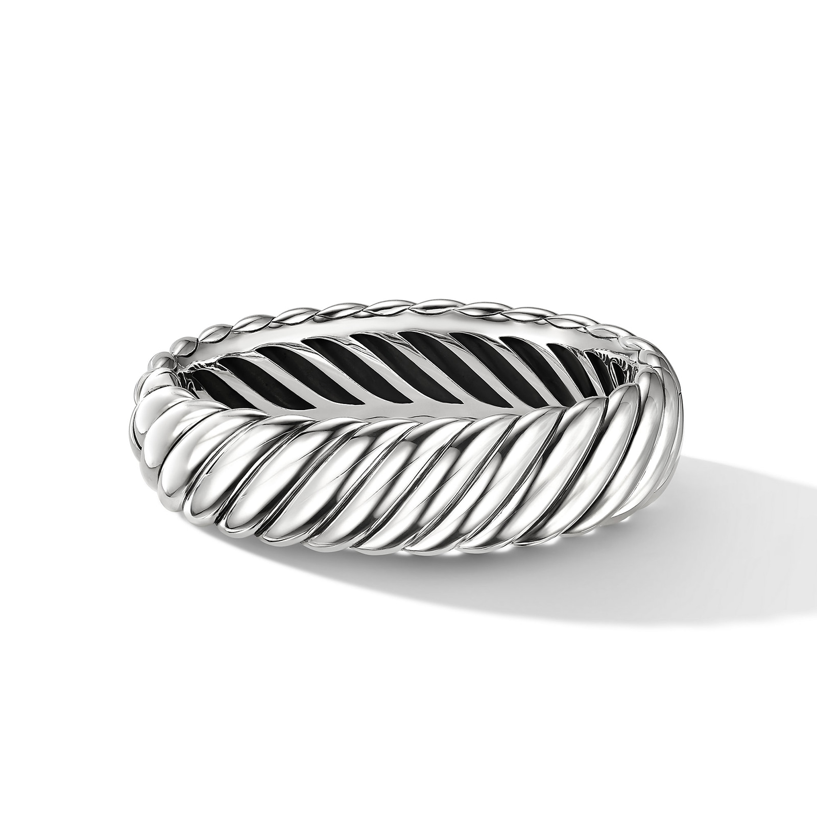 David Yurman Sculpted Cable Bracelet in Sterling Silver, 17mm