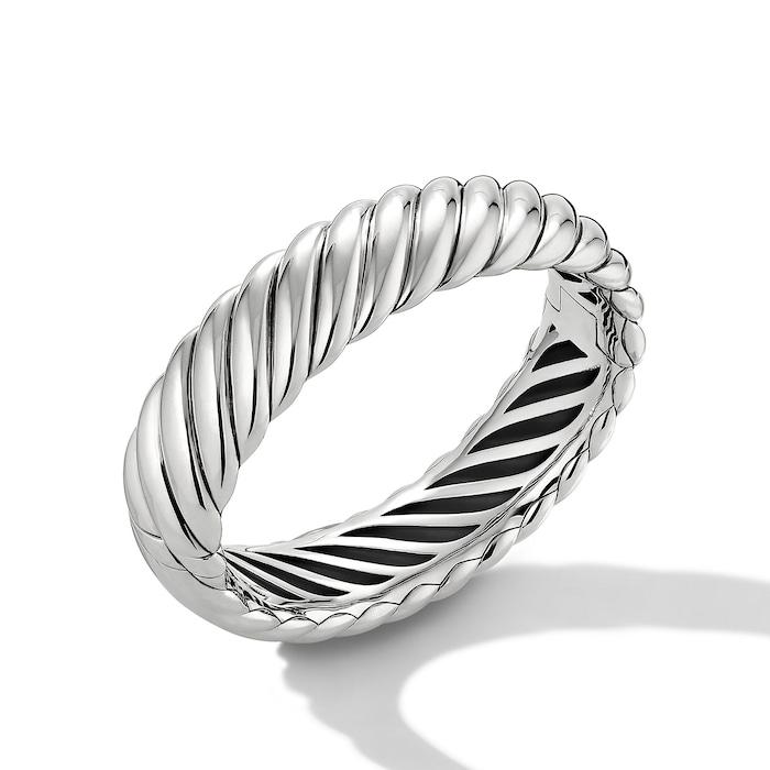 David Yurman Sculpted Cable Bracelet in Sterling Silver, 17mm