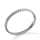 David Yurman Sculpted Cable Bangle Bracelet in Sterling Silver, 7mm