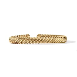 37900182 - Modern Oval Cablespira® Bracelet in 18ct Yellow Gold, 7mm