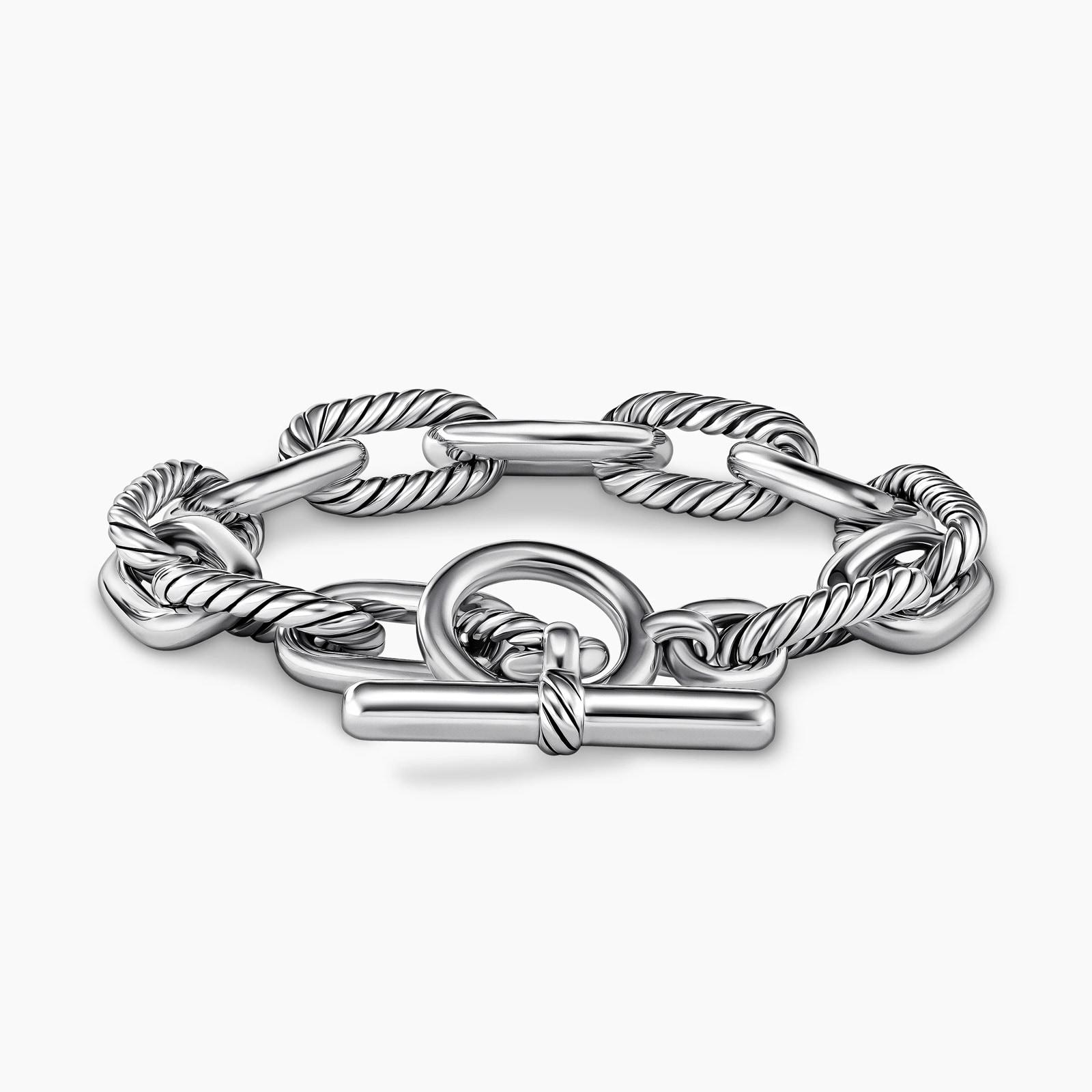 David Yurman DY Madison® Toggle Chain Bracelet in Sterling Silver, 11mm