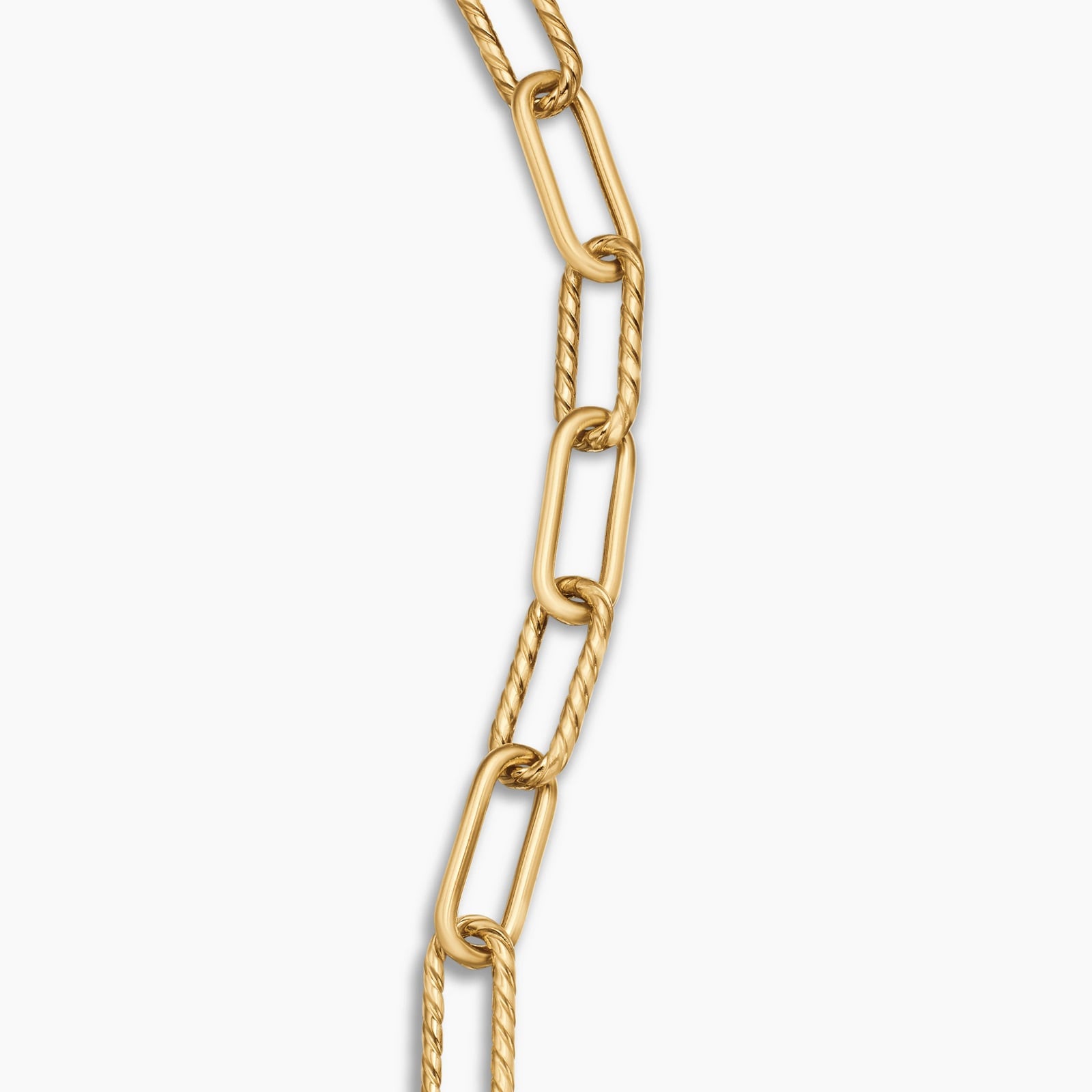 David Yurman DY Madison® Chain Bracelet in 18ct Yellow Gold, 4mm