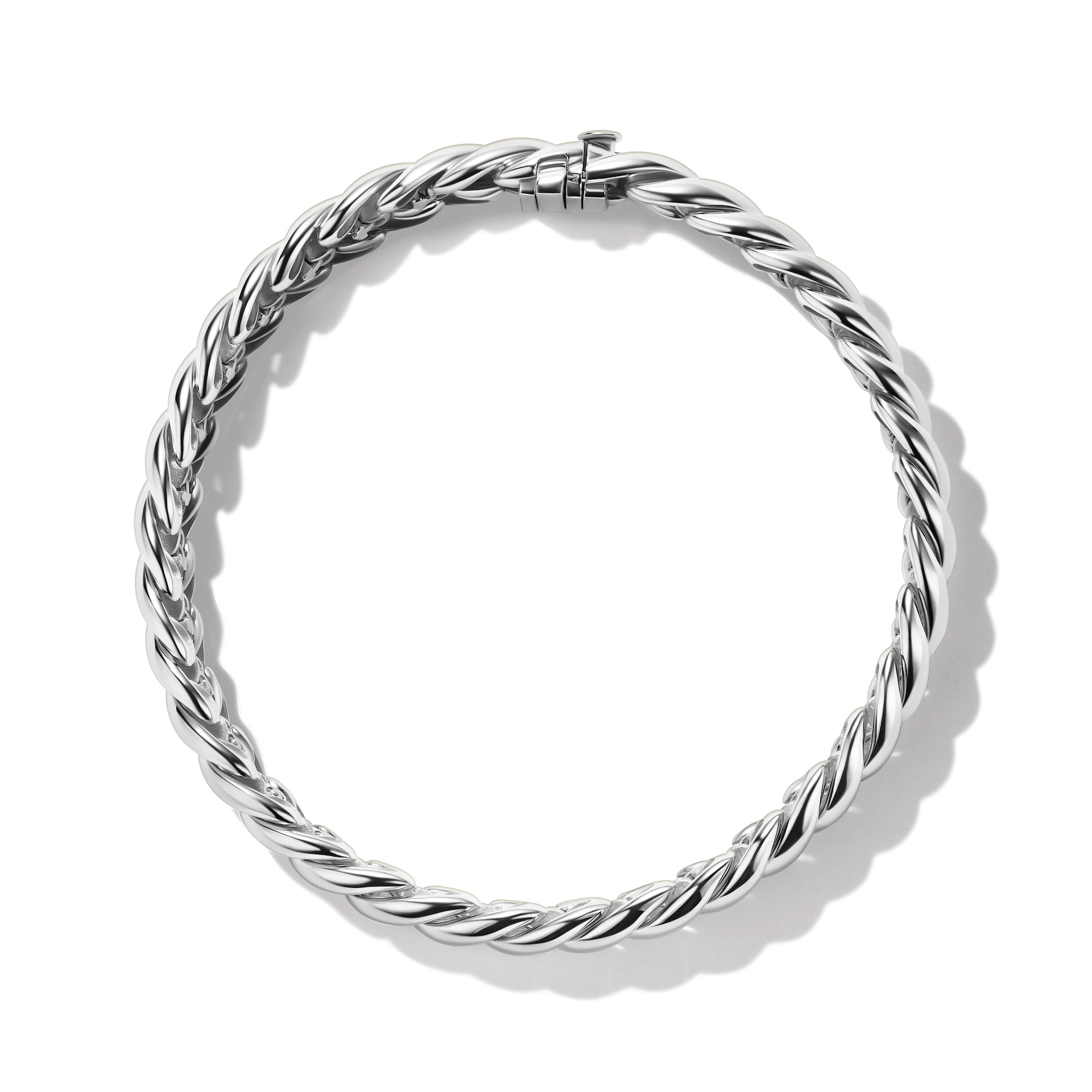 David Yurman Sculpted Cable Bracelet in Sterling Silver, 8.5mm