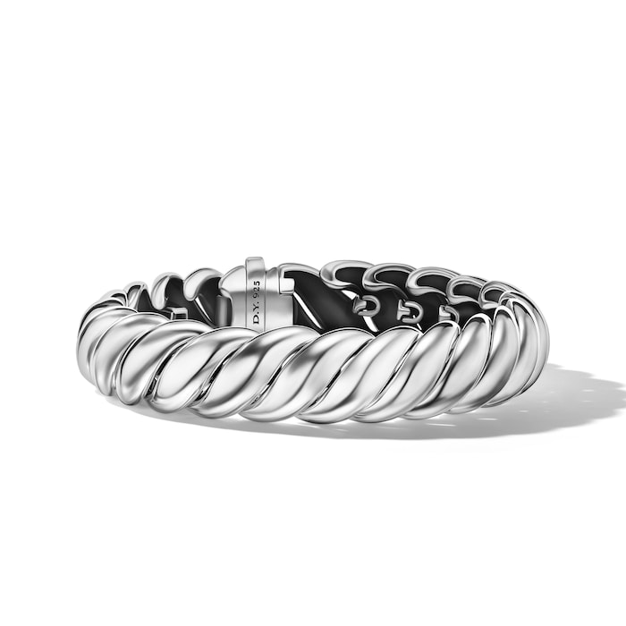 David Yurman Sculpted Cable Bracelet in Sterling Silver, 14mm