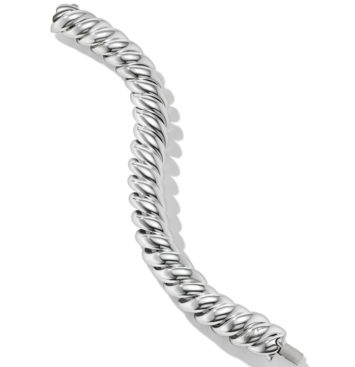 David Yurman Sculpted Cable Bracelet in Sterling Silver, 14mm