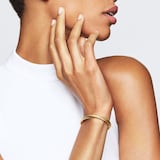 David Yurman Sculpted Cable Bangle Bracelet in 18ct Yellow Gold, 6.2mm