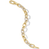 David Yurman DY Madison® Chain Bracelet in 18ct Yellow Gold with Diamonds, 8.5mm