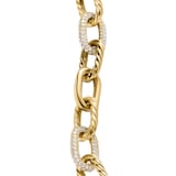 David Yurman DY Madison® Chain Bracelet in 18ct Yellow Gold with Diamonds, 8.5mm