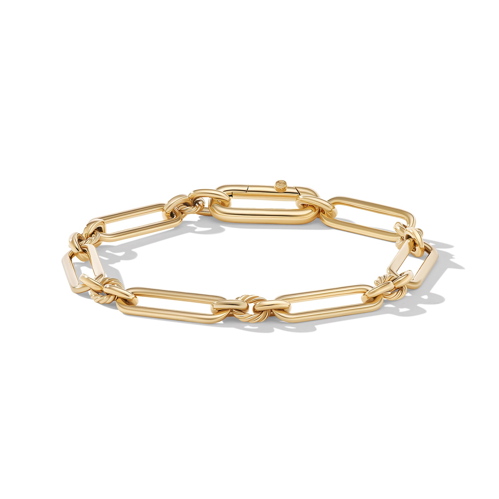 Lexington Chain Bracelet in 18ct Yellow Gold - Size Medium