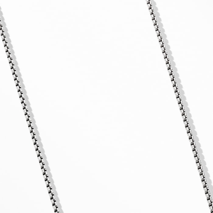 David Yurman Box Chain Necklace in Sterling Silver, 2.7mm