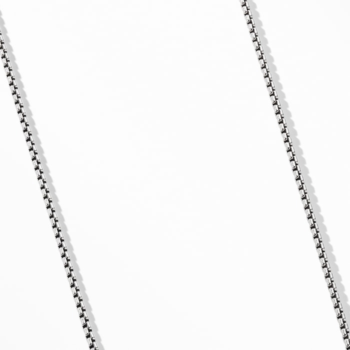 David Yurman Box Chain Necklace in Sterling Silver, 2.7mm