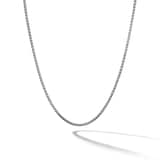 David Yurman Box Chain Necklace in Sterling Silver, 1.7mm