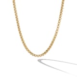 David Yurman Box Chain Necklace in 18ct Yellow Gold, 2.7mm