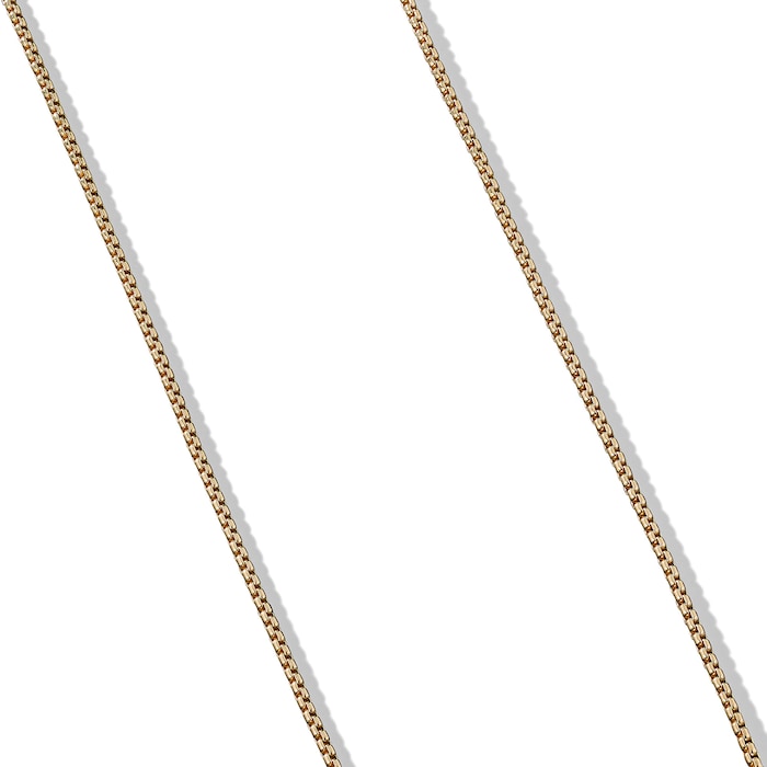 David Yurman Box Chain Necklace in 18ct Yellow Gold, 1.7mm