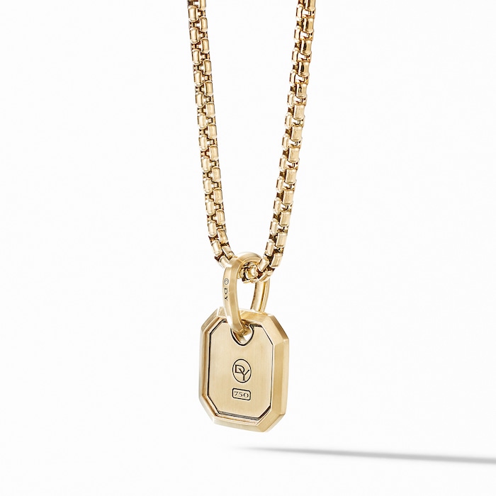 David Yurman Roman Amulet in 18ct Yellow Gold, 15mm