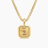 David Yurman Roman Amulet in 18ct Yellow Gold with Diamonds, 15mm