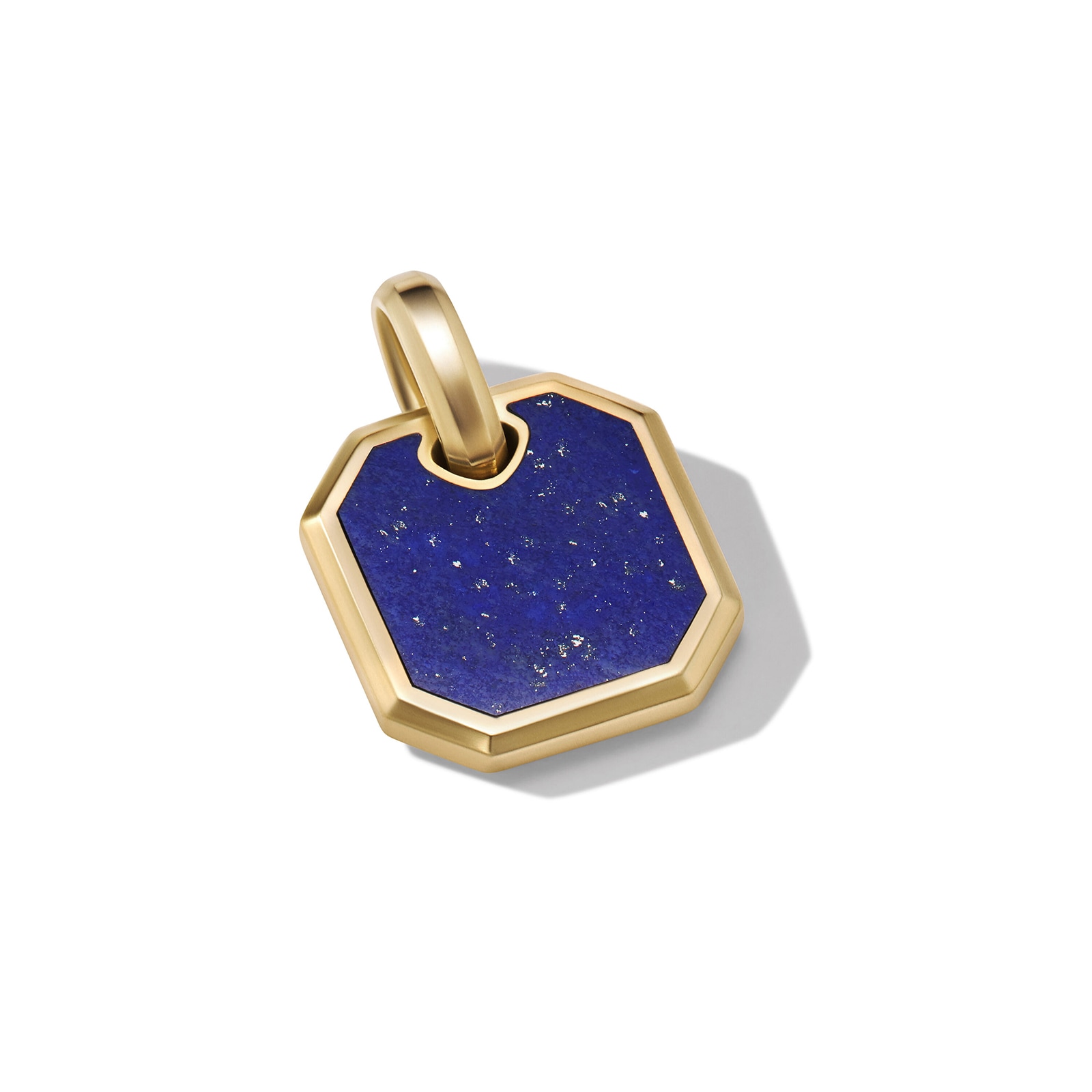 Roman Amulet in 18ct Yellow Gold with Lapis, 15mm
