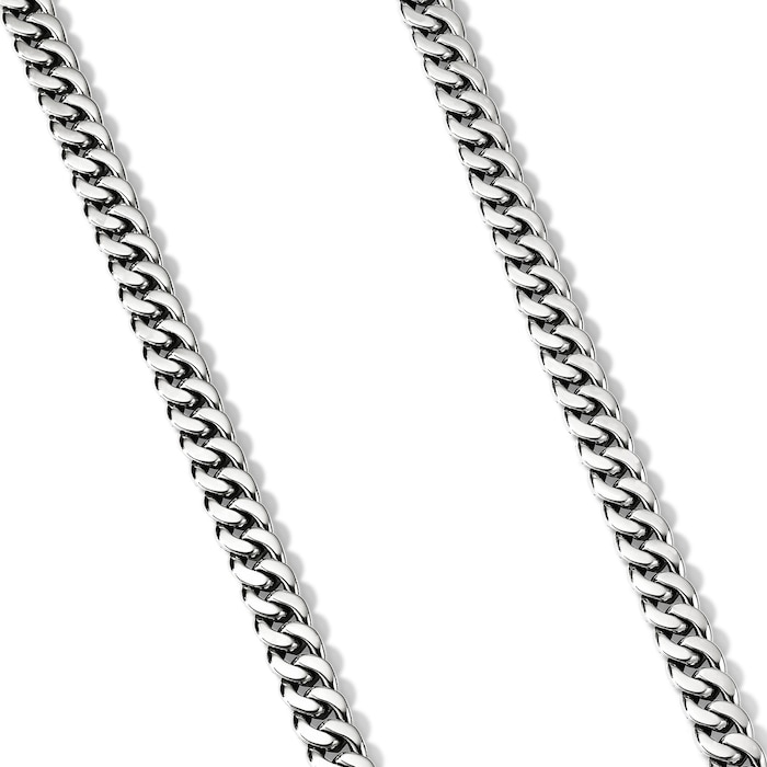 David Yurman Curb Chain Necklace in Sterling Silver, 8mm