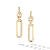 David Yurman Lexington Double Link Drop Earrings in 18ct Yellow Gold, 53.5mm