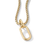 David Yurman Lexington Amulet Holder in 18ct Yellow Gold, 21mm