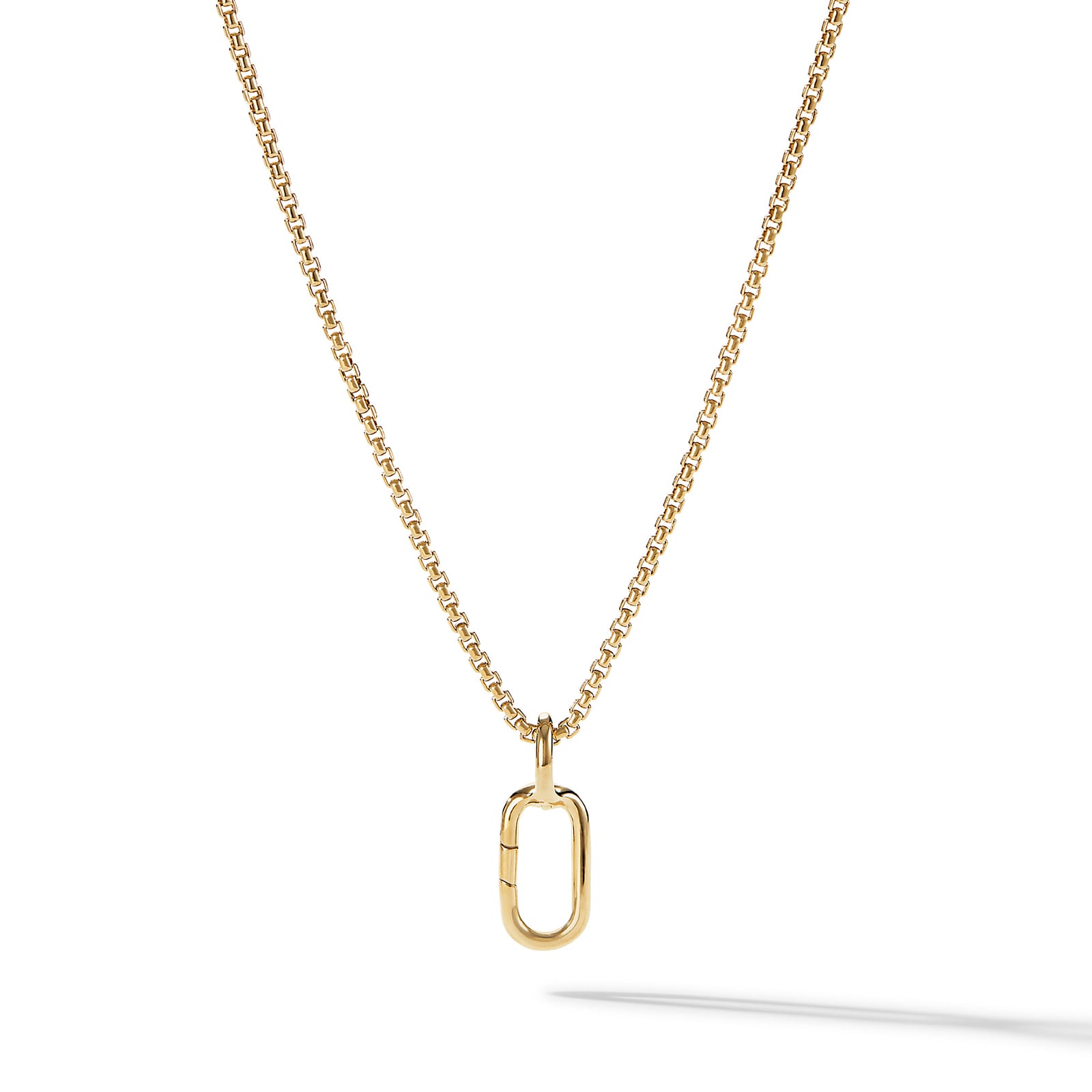 David Yurman Lexington Amulet Holder in 18ct Yellow Gold, 21mm David Yurman Lexington Amulet Holder in 18ct Yellow Gold, 21mm