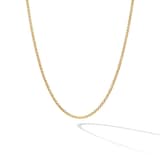 David Yurman Box Chain Necklace in 18ct Yellow Gold, 1mm