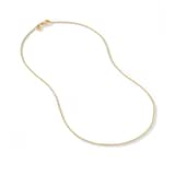 David Yurman Box Chain Necklace in 18ct Yellow Gold, 1.25mm