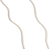 David Yurman Box Chain Necklace in 18ct Yellow Gold, 1.7mm