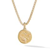David Yurman Scorpio Amulet in 18ct Yellow Gold with Diamonds, 28.7mm