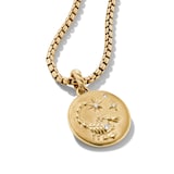 David Yurman Scorpio Amulet in 18ct Yellow Gold with Diamonds, 28.7mm