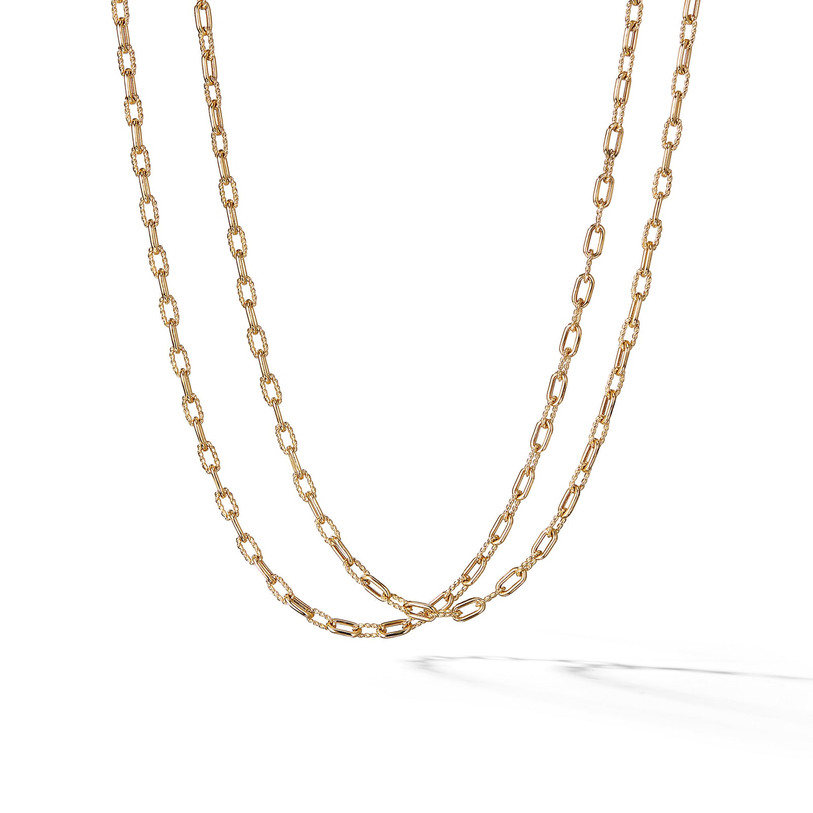 David Yurman DY Madison® Chain Necklace in 18ct Yellow Gold, 3mm David Yurman DY Madison® Chain Necklace in 18ct Yellow Gold, 3mm