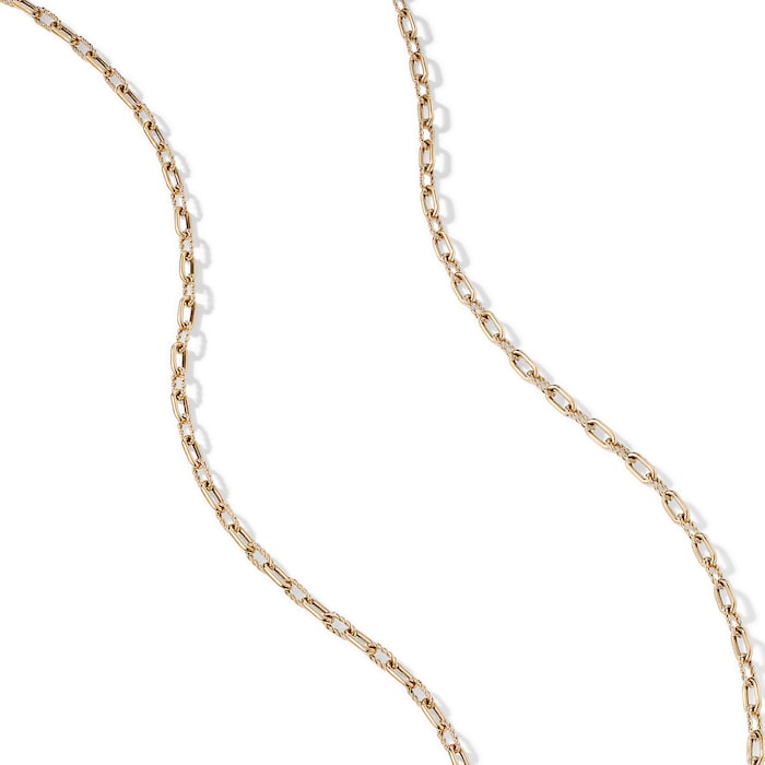 David Yurman DY Madison® Chain Necklace in 18ct Yellow Gold, 3mm