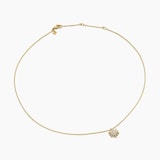 David Yurman Starburst Pendant Necklace in 18ct Yellow Gold with Diamonds, 11mm