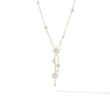 David Yurman Starburst Cluster Necklace in 18ct Yellow Gold with Diamonds, 66mm