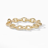 David Yurman Oval Link Chain Bracelet in 18ct Yellow Gold, 12mm
