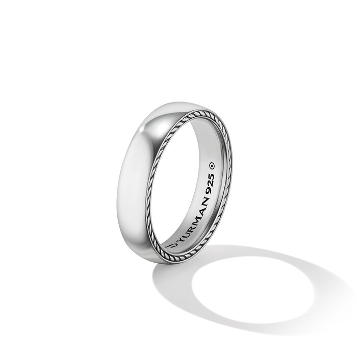 David Yurman Streamline® Band Ring in Sterling Silver, 6mm