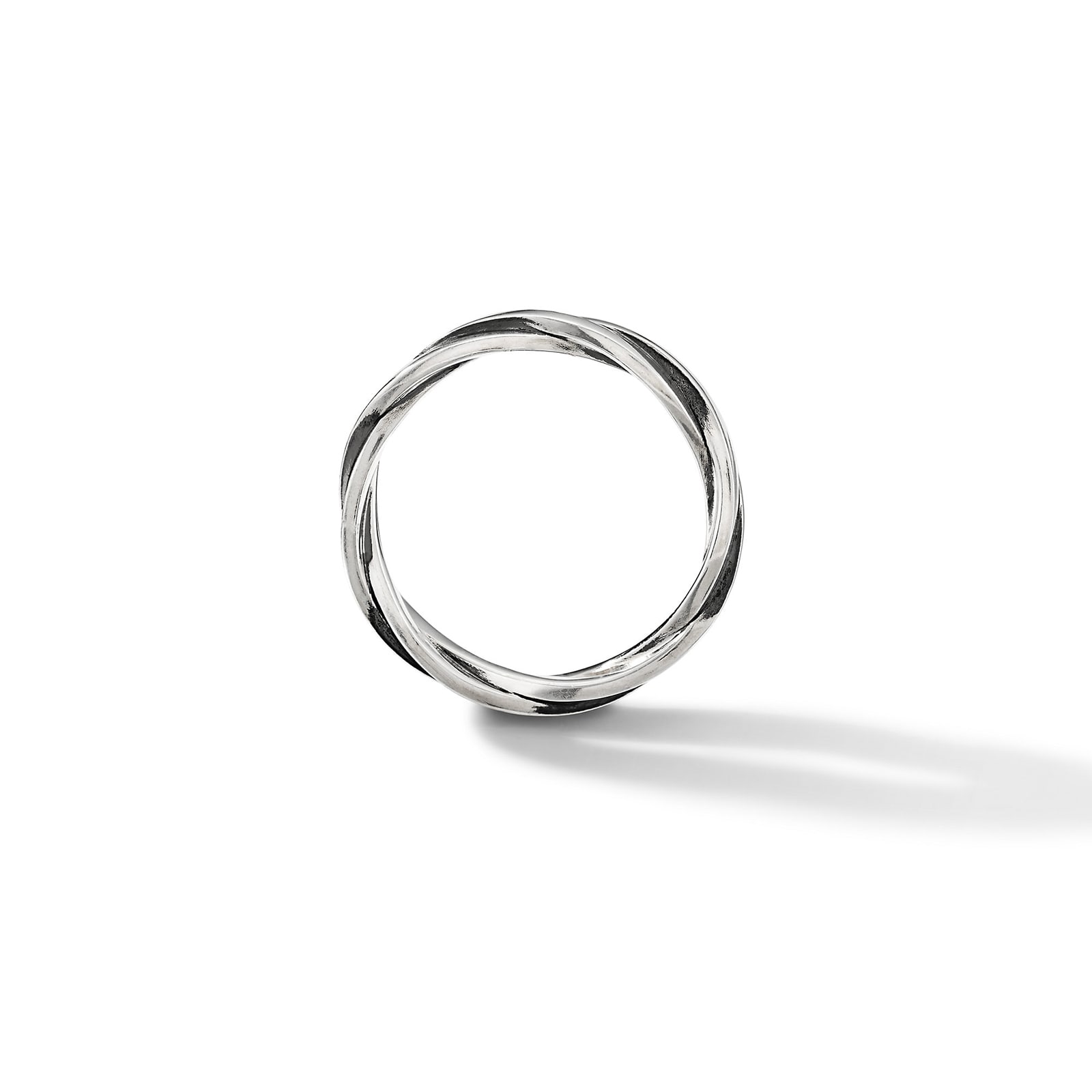 David Yurman DY Helios™ Band Ring in Sterling Silver, 6mm