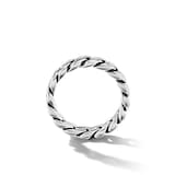 David Yurman Curb Chain Band Ring in Sterling Silver, 6mm