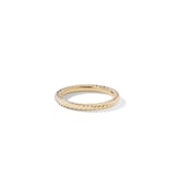 David Yurman Cable Collectibles® Stack Ring in 18ct Yellow Gold, 2mm