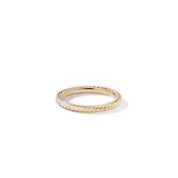 37900414 - Cable Collectibles® Stack Ring in 18ct Yellow Gold, 2mm