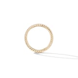David Yurman Cable Collectibles® Stack Ring in 18ct Yellow Gold, 2mm
