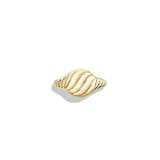 David Yurman Sculpted Cable Pinky Ring in 18ct Yellow Gold, 9.7mm
