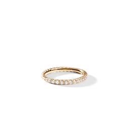 37900424 - Cable Collectibles® Stack Ring in 18ct Yellow Gold with Diamonds, 2mm