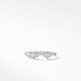 David Yurman Renaissance Ring in 18ct White Gold with Diamonds, 2.3mm