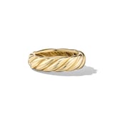 David Yurman Sculpted Cable Band Ring in 18ct Yellow Gold, 6mm