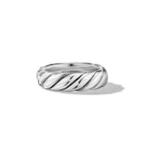 David Yurman Sculpted Cable Band Ring in Sterling Silver, 6mm